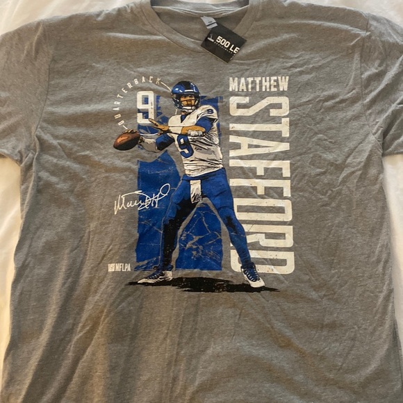 Los Angeles RAMS NFL Quarterback Matthew Stafford UNISEX Shirt BRAND NEW🏈 - Picture 1 of 7